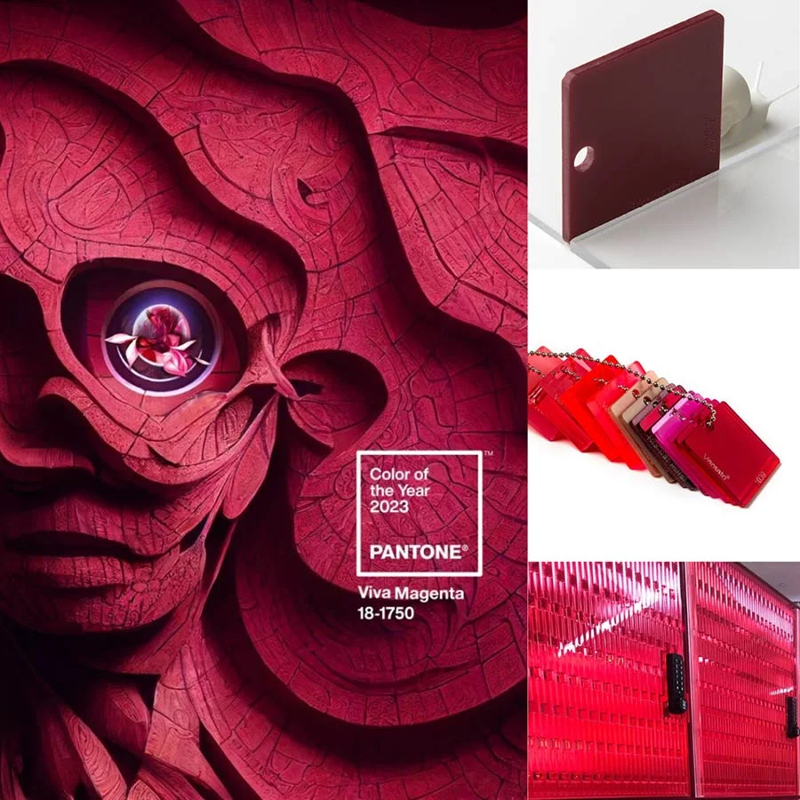 Viva Magenta - Pantone's 2023 Color of the Year in Nature - The