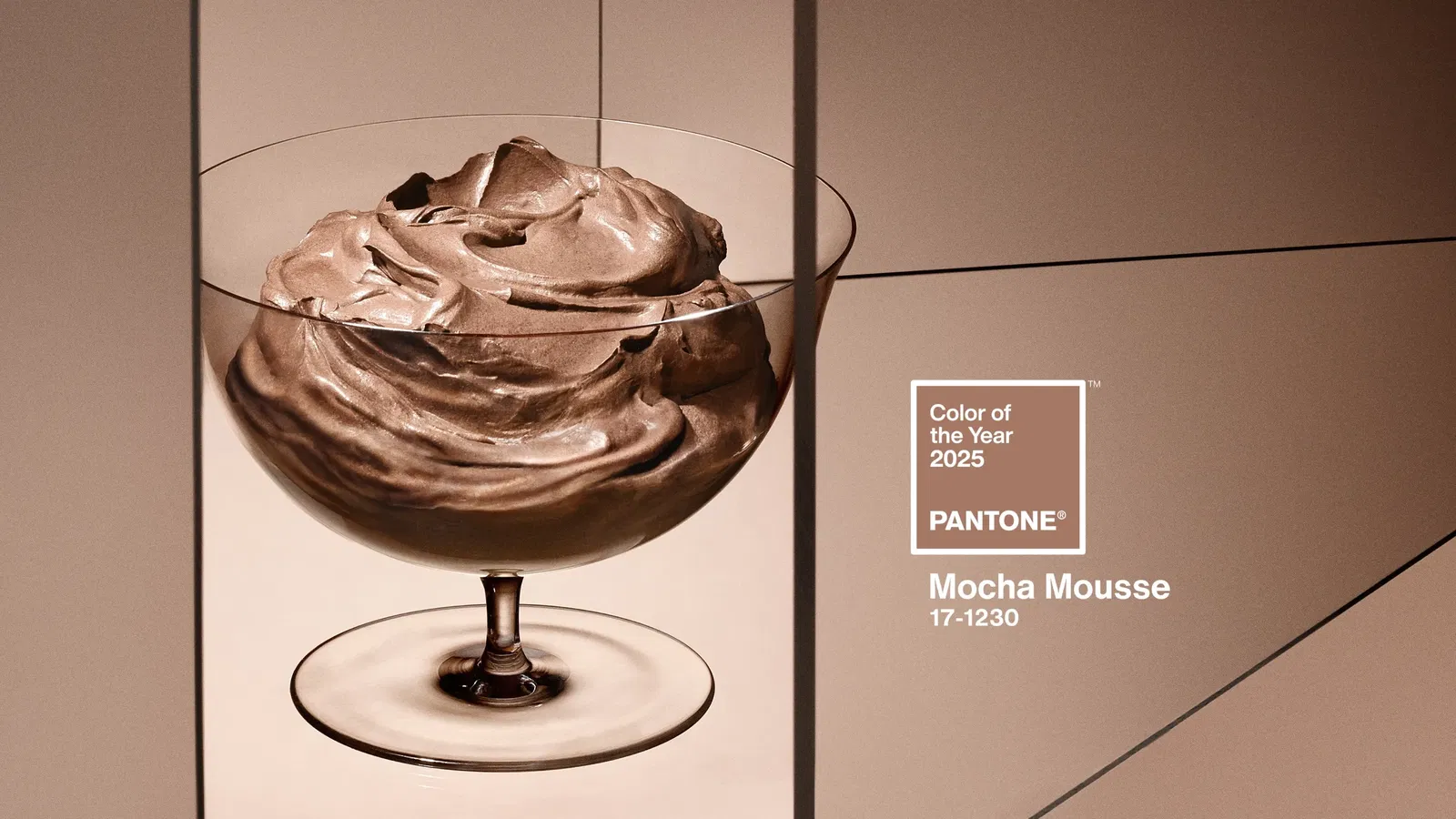 Pantone Mocha Mousse color of the year 2025
